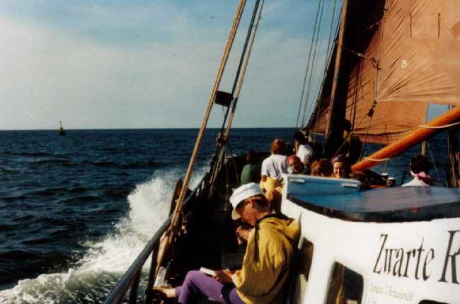 Plattbodenschiff Segeltjalk Zwarte Ruiter